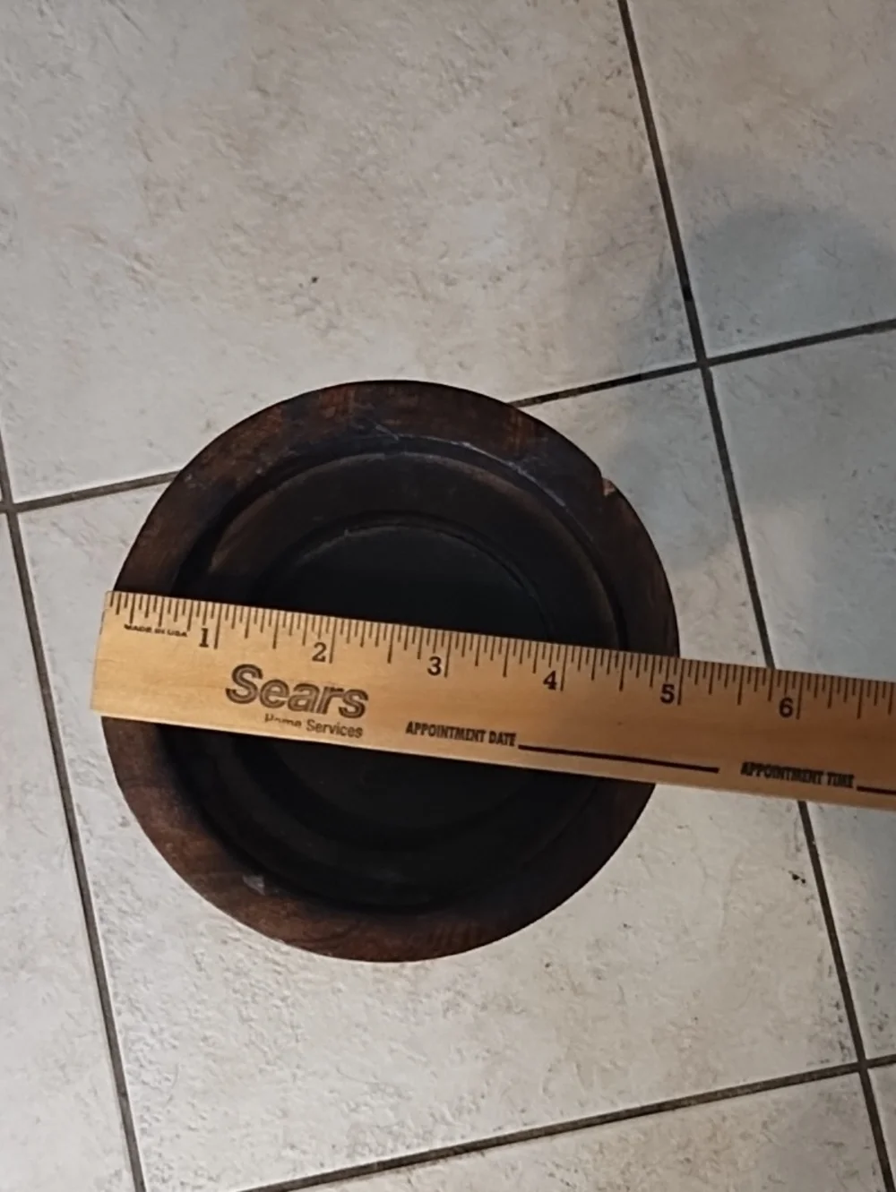Wooden Candle Stick Holder